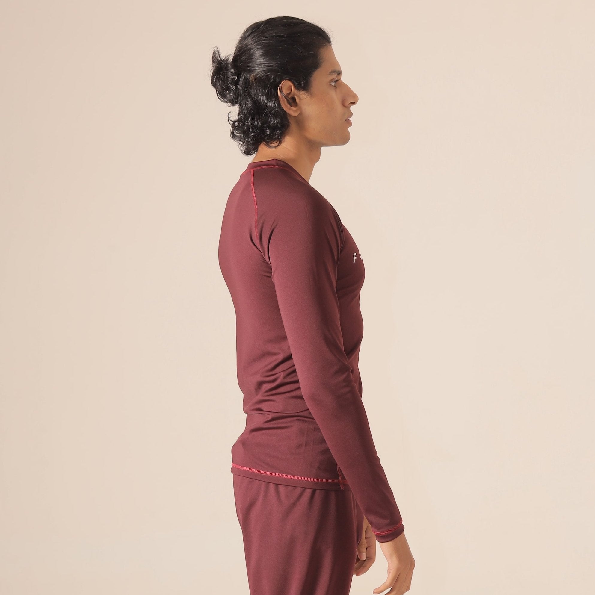 Maroon Compression Shirt and Trouser