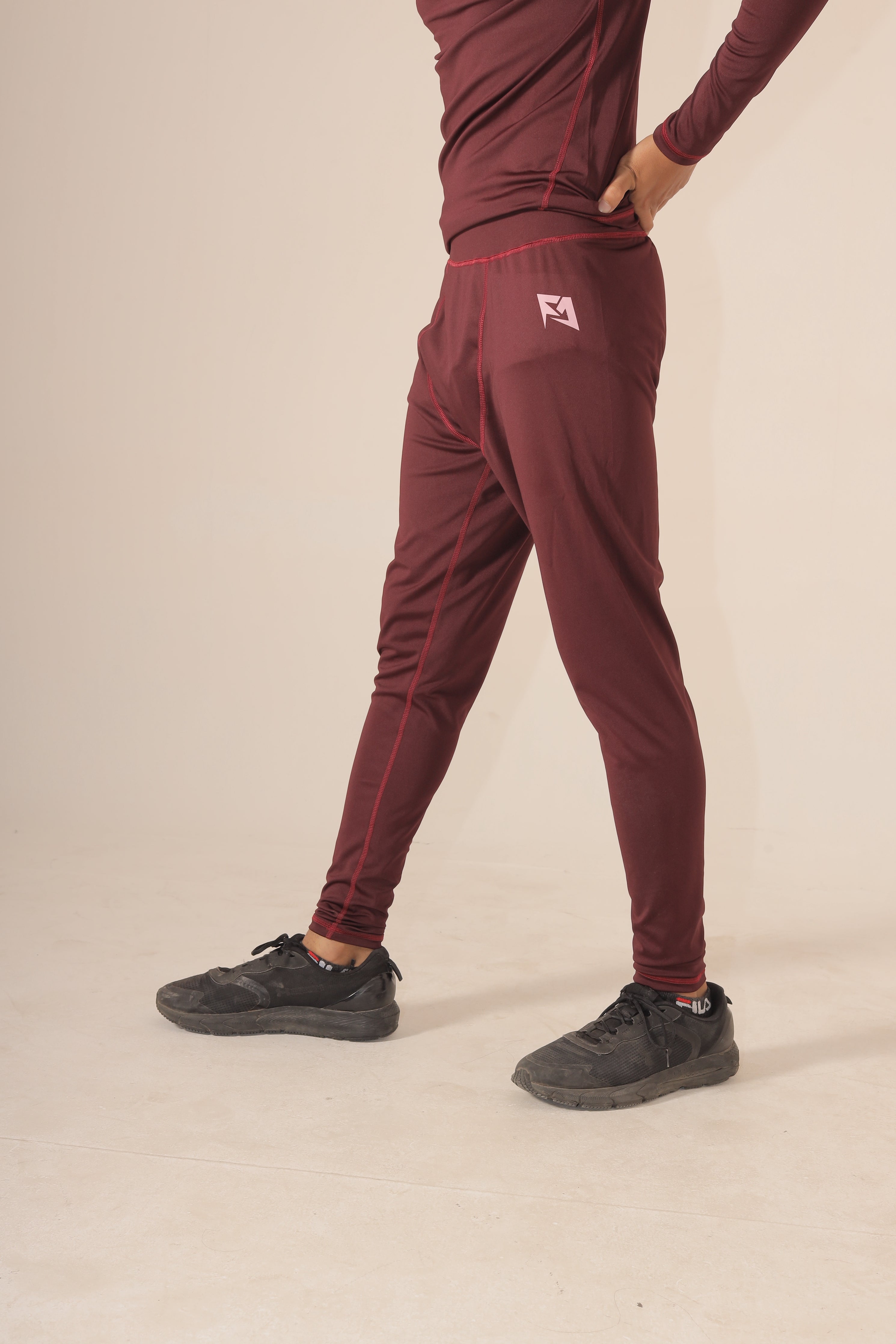 Mehroon Compression Trouser