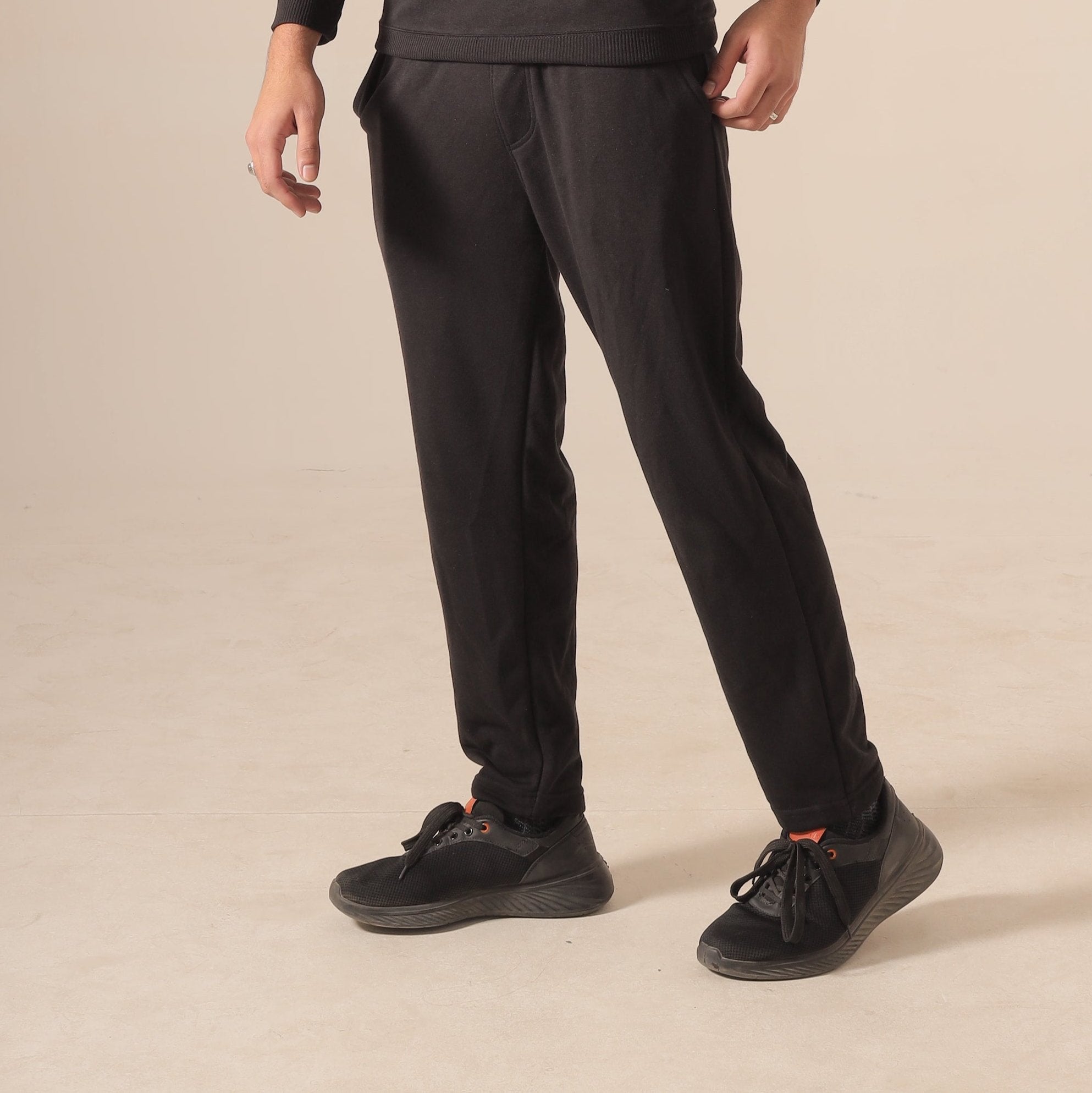 Black Terry Trouser