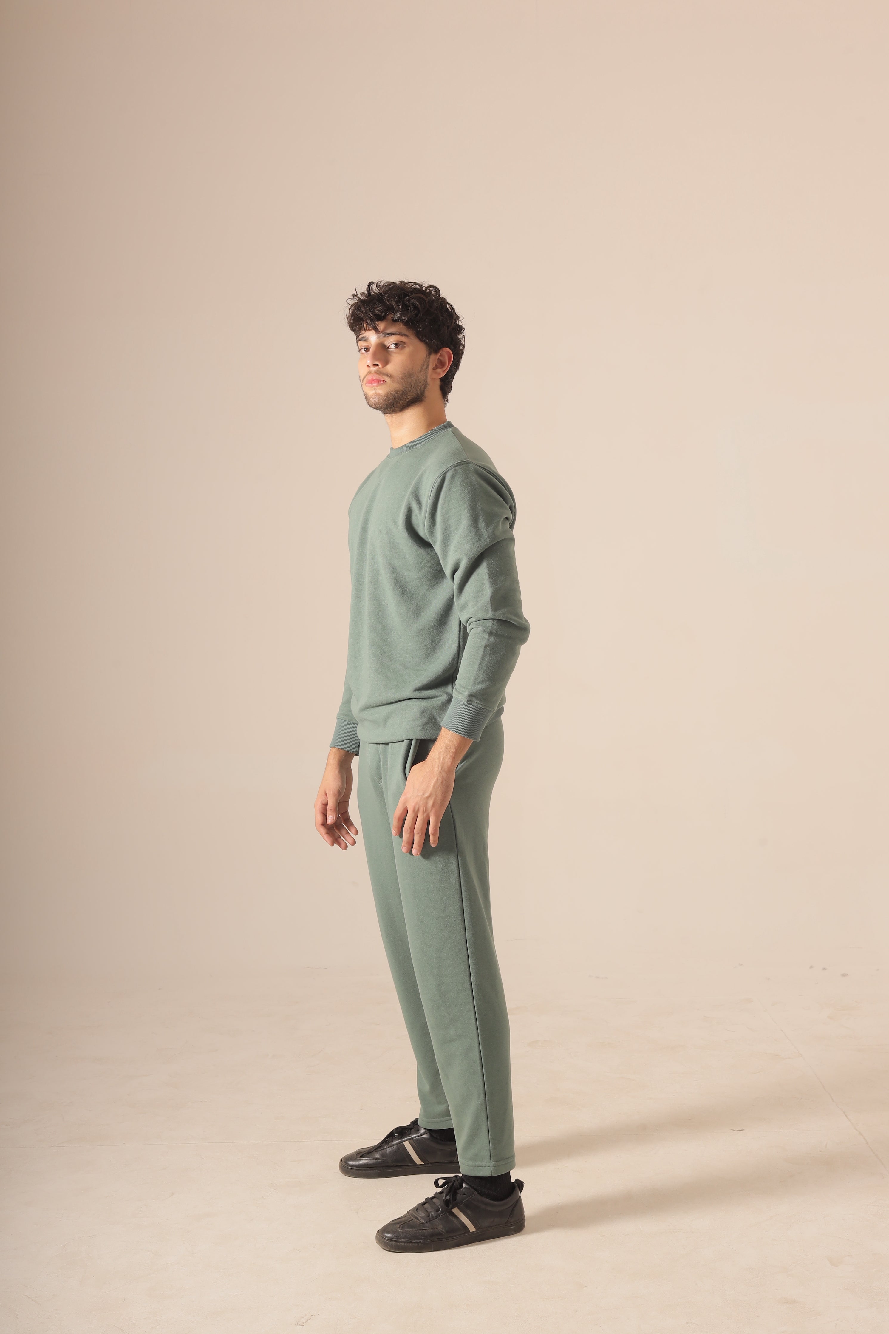 Green Premium Terry Co-ord Set