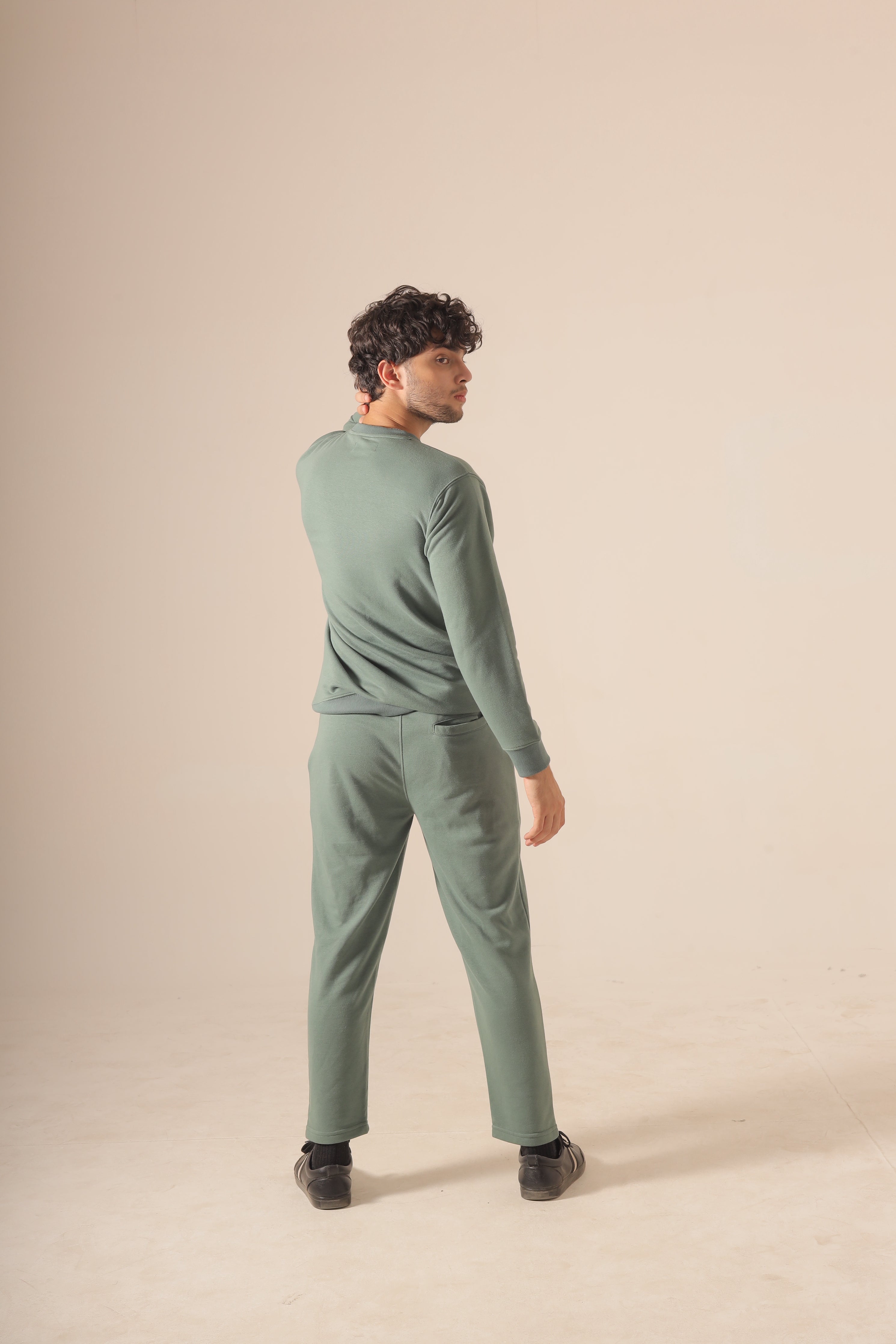 Green Premium Terry Co-ord Set