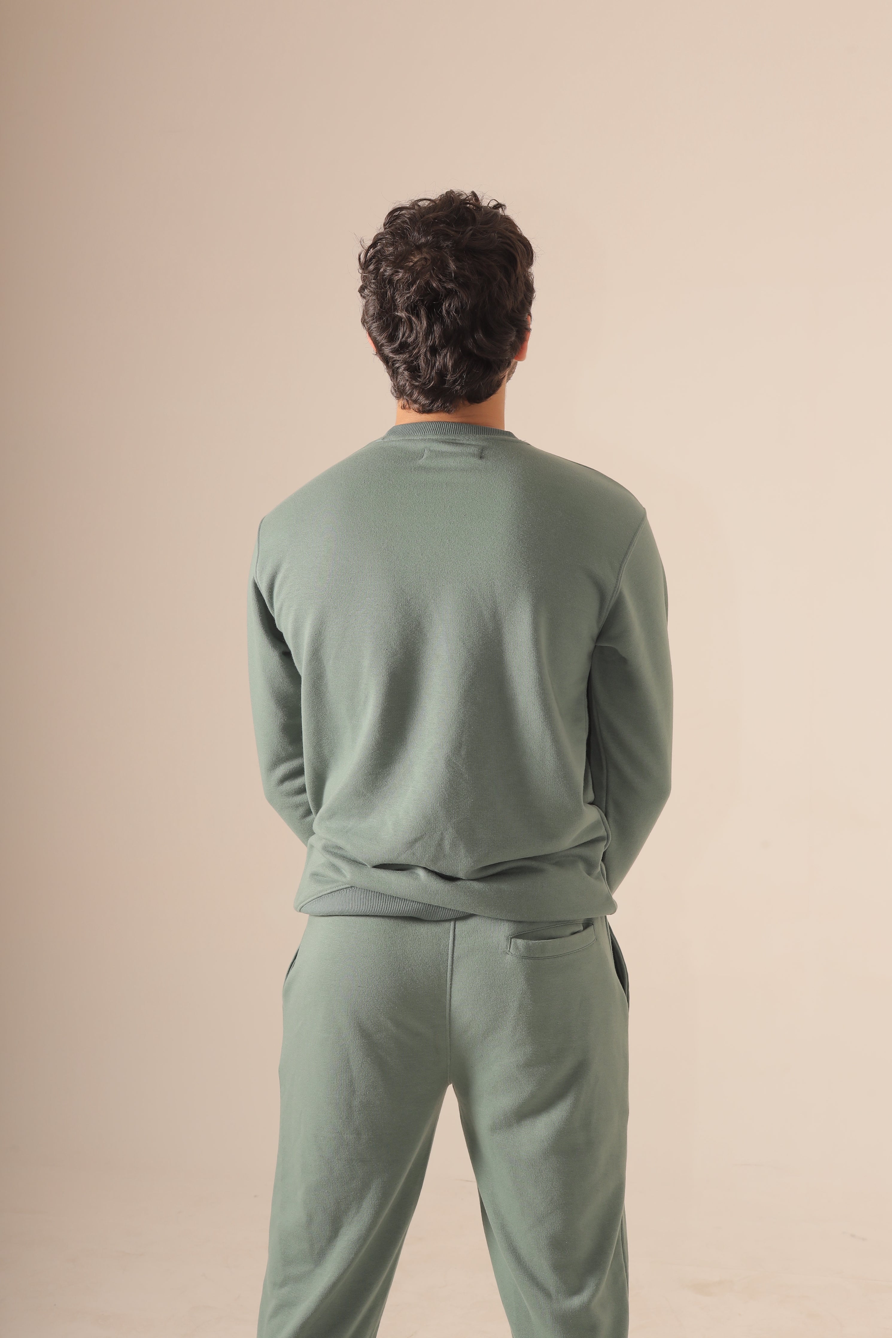 Green Premium Terry Co-ord Set