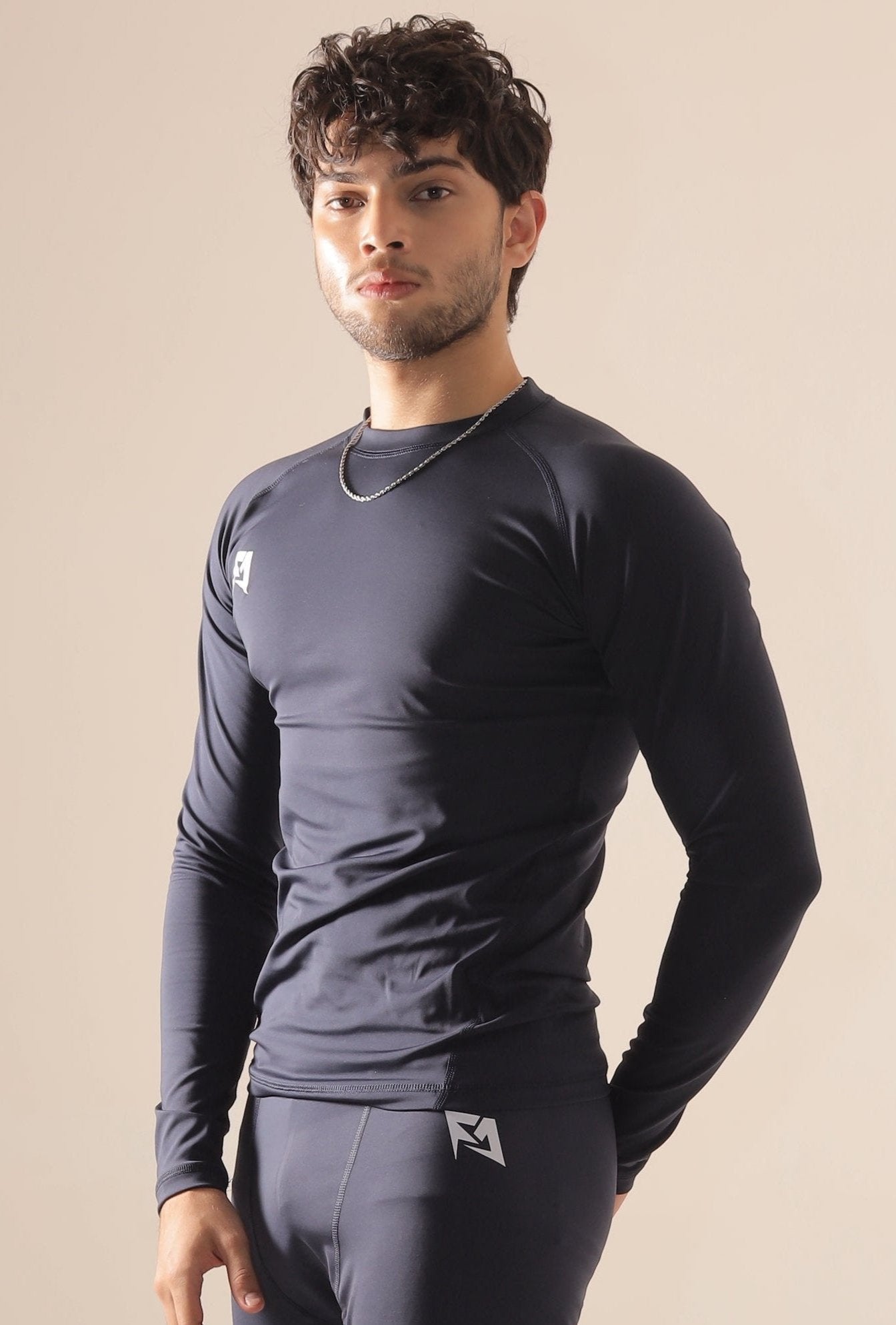 Navy Blue Compression Shirt