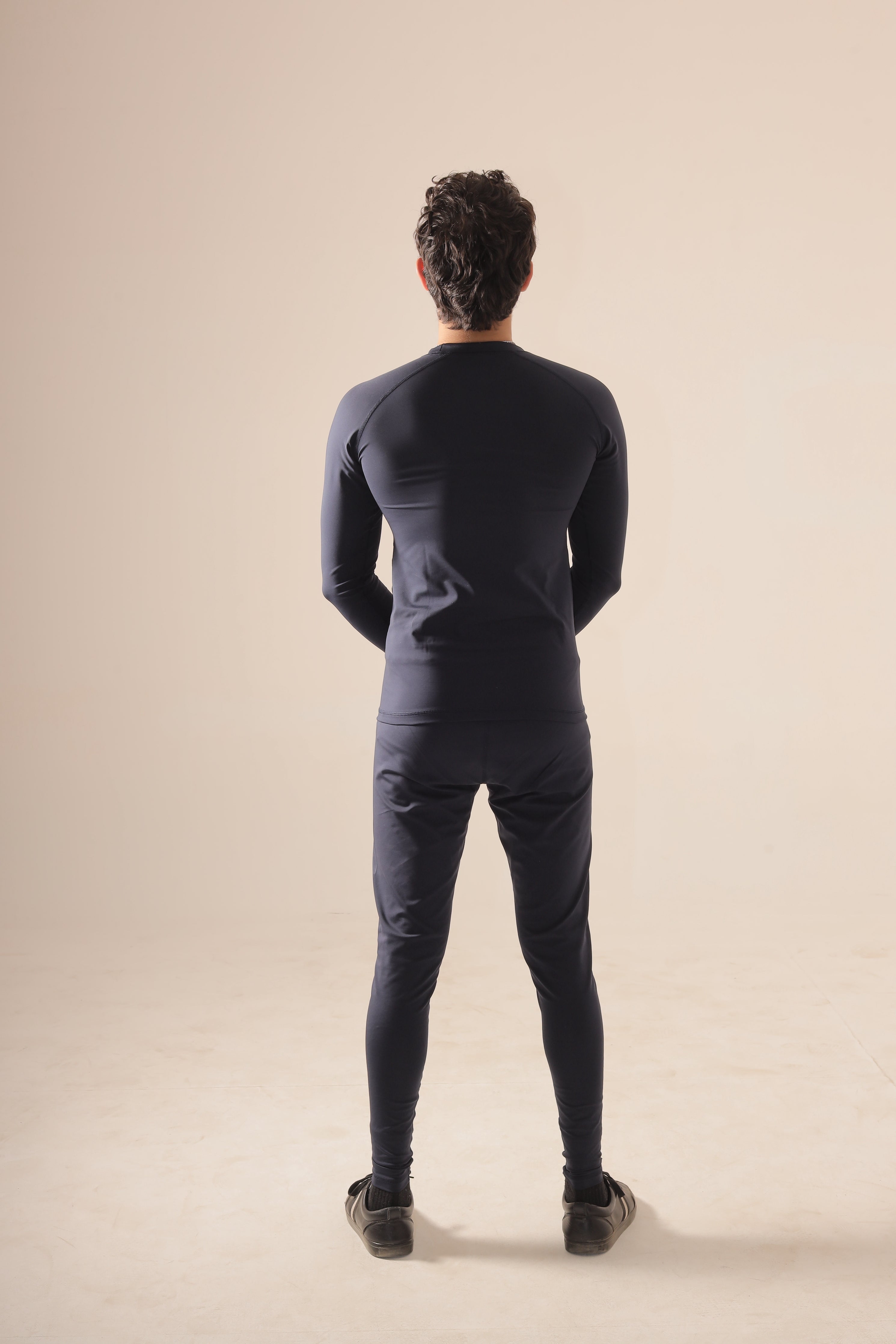 Navy Blue Compression Shirt and Trouser