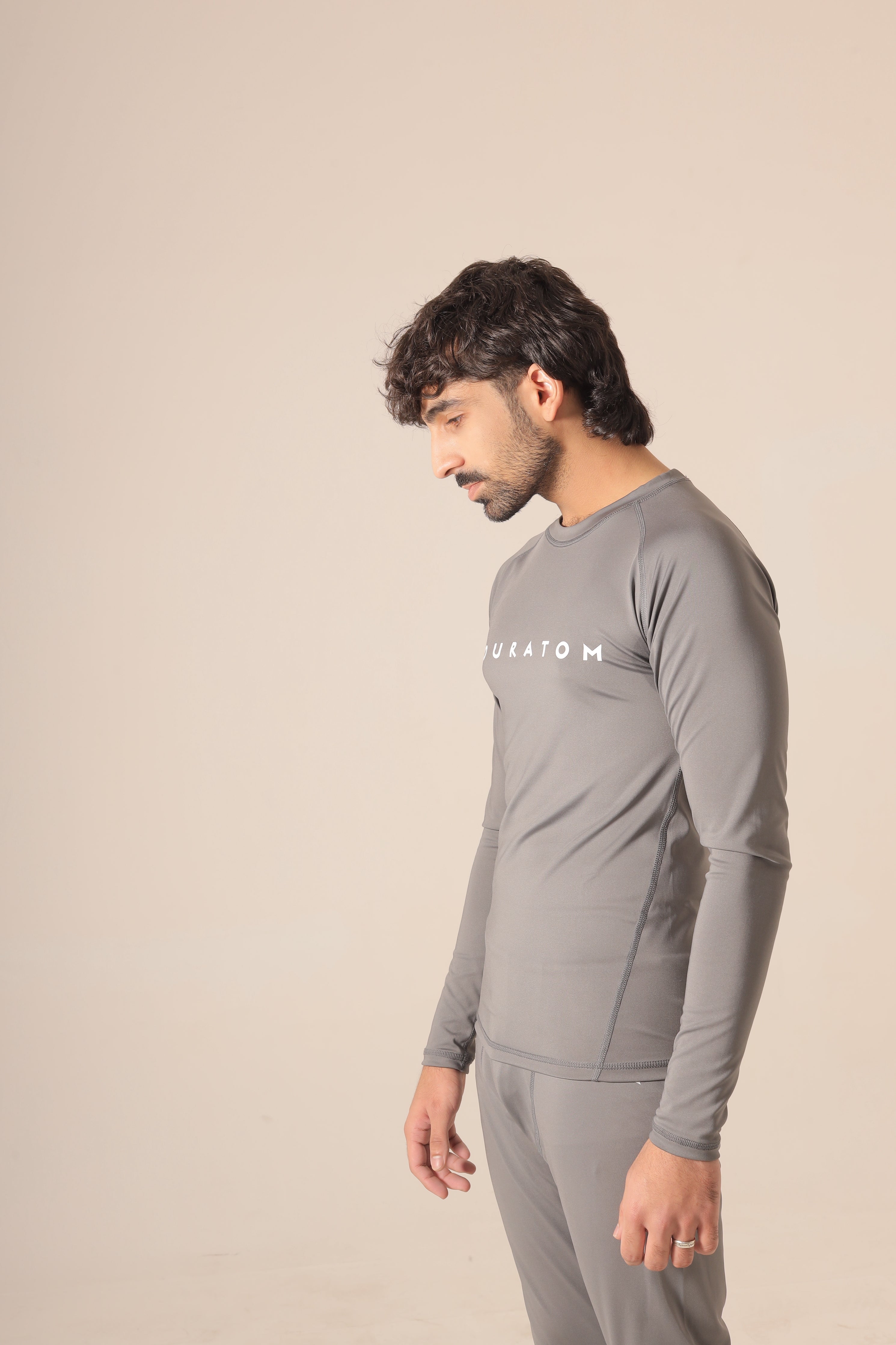 Gray Compression Shirt and Trouser